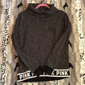 💕PINK Victoria Secret Cowl Neck Hoodie
